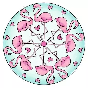 Mandala Mini Flamingo Loisirs créatifs;Mandala-Designer® - Image 3 - Ravensburger