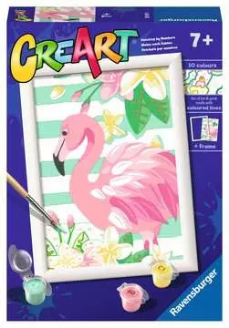 CreArt Serie E Classic - Fenicottero Giochi Creativi;CreArt Bambini - immagine 1 - Ravensburger