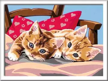 Two Cuddly Cats Loisirs créatifs;Peinture - Numéro d’art - Image 1 - Ravensburger