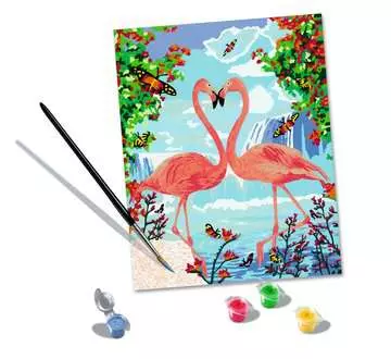 CreArt Serie Trend C - Fenicotteri innamorati Giochi Creativi;CreArt Adulti - immagine 3 - Ravensburger