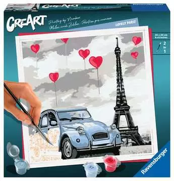 CreArt Serie Trend cuadrados- París Juegos Creativos;CreArt Adultos - imagen 1 - Ravensburger