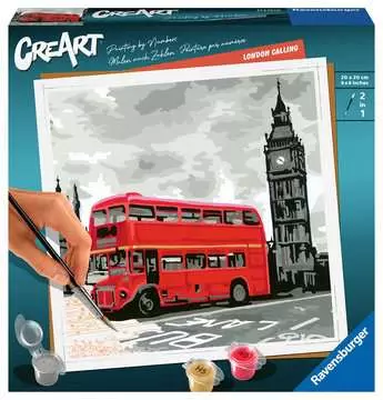CreArt Serie Trend cuadrados- Londres Juegos Creativos;CreArt Adultos - imagen 1 - Ravensburger