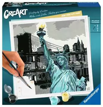 CreArt - 20x20 cm - New York City Loisirs créatifs;Peinture - Numéro d’art - Image 1 - Ravensburger