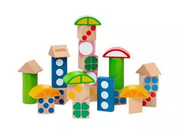 25 mönstrade träklossar Småbarns- & babyleksaker;Lärande & pedagogiska leksaker - bild 2 - Ravensburger