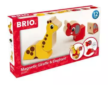 Magnetisk elefant och giraff Småbarns- & babyleksaker;Lärande & pedagogiska leksaker - bild 1 - Ravensburger
