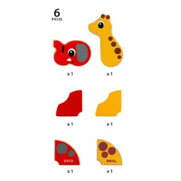 Magnetisk elefant och giraff Småbarns- & babyleksaker;Lärande & pedagogiska leksaker - bild 7 - Ravensburger