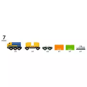 Godståg med tre vagnar Tågbanor;Tåg, vagnar & fordon - bild 6 - Ravensburger