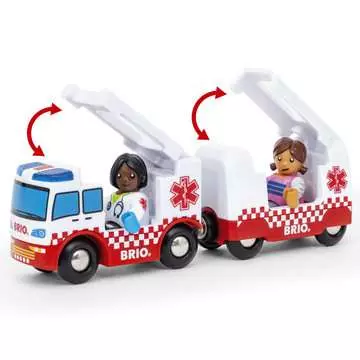 Ambulans Tågbanor;Tåg, vagnar & fordon - bild 4 - Ravensburger