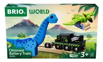Batteridrivet tåg med dinosaurier Tågbanor;Tåg, vagnar & fordon - bild 1 - Ravensburger