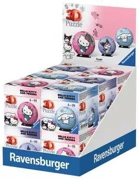 Hello Kitty PB 54p Display VE12 3D Puzzle®;Pusselboll - bild 1 - Ravensburger