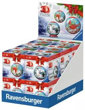 VKK 3D Puzzle-Ball Animal Cheer VE 12 3D Puzzle®;Pusselboll - bild 1 - Ravensburger