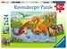 Dinosaurs at play         2x24p Puslespill;Barnepuslespill - bilde 1 - Ravensburger