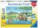 Baby Safari Animals       2x12p Puslespill;Barnepuslespill - bilde 1 - Ravensburger