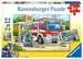 Policie a hasiči 2x12 dílků 2D Puzzle;Dětské puzzle - obrázek 1 - Ravensburger