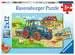 Puzzles 2x12 p - Chantier et ferme Puzzle;Puzzle enfants - Image 1 - Ravensburger