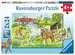 Ve stájích 2x24 dílků 2D Puzzle;Dětské puzzle - obrázek 1 - Ravensburger