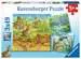 Zvířátka v přírodě 3x49 dílků 2D Puzzle;Dětské puzzle - obrázek 1 - Ravensburger
