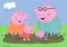 Prasátko Peppa: Šťastná rodina 2x24 dílků 2D Puzzle;Dětské puzzle - obrázek 2 - Ravensburger