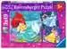 Disney Dobrodružství Princezny 3x49 dílků 2D Puzzle;Dětské puzzle - obrázek 1 - Ravensburger