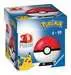 Puzzle-Ball Pokémon: Poké Ball červený 54 dílků 3D Puzzle;3D Puzzle-Balls - obrázek 1 - Ravensburger