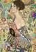 Gustav Klimt: Dáma s vějířem 1000 dílků 2D Puzzle;Puzzle pro dospělé - obrázek 2 - Ravensburger