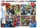 Marvel Avengers: Superhrdinové 4x100 dílků 2D Puzzle;Dětské puzzle - obrázek 1 - Ravensburger