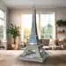 Eiffel Tower Light Up 3D Puzzle , 216pc 3D Puzzle®;Muodot - Kuva 6 - Ravensburger