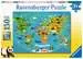 Zvířecí světová mapa 150 dílků 2D Puzzle;Dětské puzzle - obrázek 1 - Ravensburger