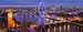 Noční Londýn seshora 1000 dílků Panorama 2D Puzzle;Puzzle pro dospělé - obrázek 2 - Ravensburger