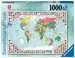 Mapa světa 1000 dílků 2D Puzzle;Puzzle pro dospělé - obrázek 1 - Ravensburger