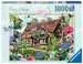 DOMEK W PIWONIACH 1000EL Puzzle;Puzzle dla dorosłych - Zdjęcie 1 - Ravensburger