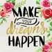 CreArt - 20x20 cm - Make your dreams happen Loisirs créatifs;Peinture - Numéro d’art - Image 2 - Ravensburger