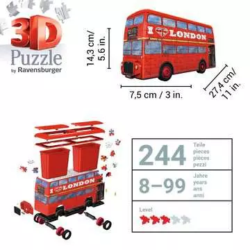 London Bus                216p. 3D Puzzles;3D Vehicles - image 7 - Ravensburger